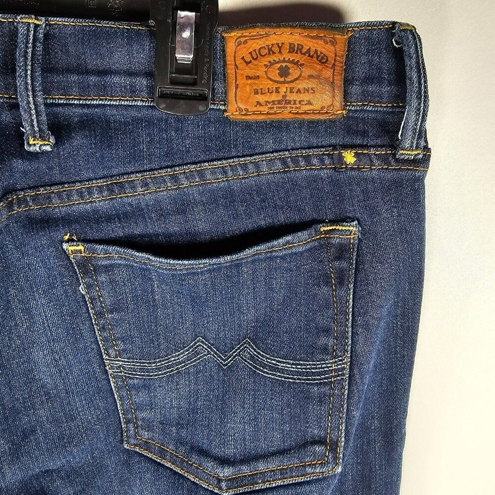 Lucky Brand Sweet 'N Crop Mid Rise Capri Jeans Women's Size 8/29 Blue 29x24" - Picture 4 of 9